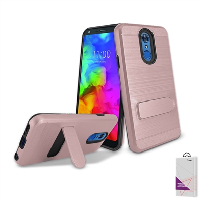 For LG Q7+ /Q7 Plus/ Q610 Card  holder SLIM ARMOR Hybrid case FOR WHOLESALE