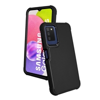 Samsung Galaxy A03S Slim Defender Cover Case HYB12 Black/Black