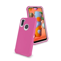 Samsung Galaxy A11 (A115) Slim Defender Cover Case HYB12 Pink/White