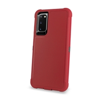 Samsung Galaxy A12 (A125) Slim Defender Cover Case HYB12 Red/Black