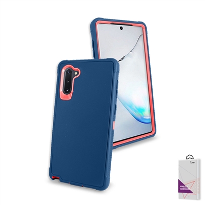 Samsung Galaxy Note 10 Plus Slim Defender Cover Case HYB12 Teal/Pink