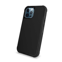 Apple iPhone 12 (5.4") Slim Armor Rugged Defender Hybrid Cover Case HYB12 Black/Black