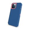 Apple iPhone 12 (5.4") Slim Armor Rugged Defender Hybrid Cover Case HYB12 Blue/Pink