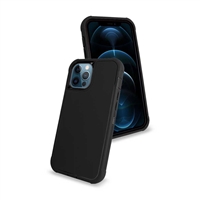 Apple iPhone 15 Slim Defender Cover Case HYB12 Black/Black