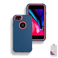 Apple iPhone 6/7/8 Slim Defender Cover Case HYB12 Teal/Pink