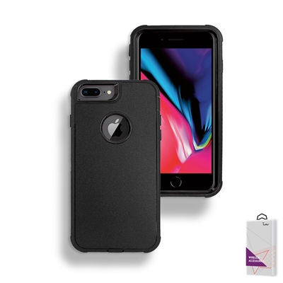 Apple iPhone 6/7/8 Plus Slim Defender Cover Case HYB12 Black/Black