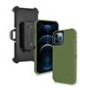 Apple iPhone 14 Pro (6.1") Heavy Duty Armor Rugged Cover Case HYB12C Green/Black