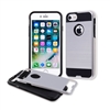 IPHONE 6 METAL BRUSH CASE SILVER HYB22-IPH6SLBK