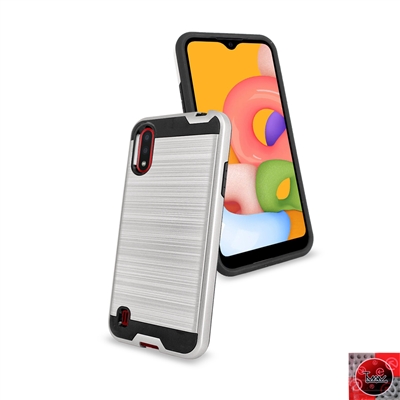 Samsung Galaxy A01 Slim Armor Metal Brush Case for Wholesale