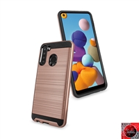 Samsung Galaxy A21 Slim Armor Metal Brush Case for Wholesale