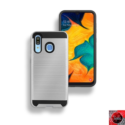 Samsung Galaxy A20 / A30 / A50 Slim Armor Metal Brush Case for Wholesale