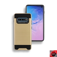 Samsung Galaxy S10 5G Slim Armor Metal Brush Case for Wholesale