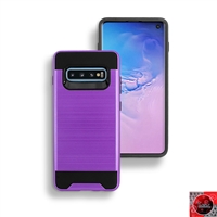 Samsung Galaxy S10 5G Slim Armor Metal Brush Case for Wholesale