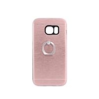 Samsung Galaxy S7 Aluminum Ring Stand CASE HYB24 Rose Gold