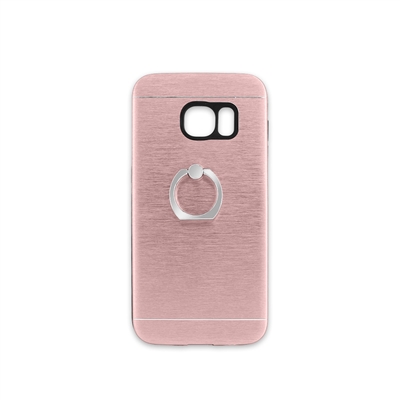 Samsung Galaxy S7 Aluminum Ring Stand CASE HYB24 Rose Gold