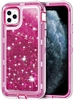 iPhone 12 Mini 5.4" Glitter OBox Hybrid Cover Case HYB26 Hot Pink