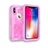 iPhone XS MAX Glitter OBox Hybrid Cover Case HYB26 Light Pink