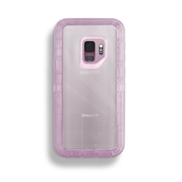 Samsung Galaxy Note 8 Hybrid 3pcs Cover Case Transparent Purple