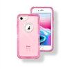 Apple iPhone 6/7/8 Hybrid 3pcs Cover Case Transparent Pink