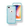 Apple iPhone 6Plus / 7Plus / 8Plus Hybrid 3pcs Cover Case Transparent Blue