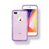 Apple iPhone XR Hybrid 3pcs Cover Case Transparent Purple