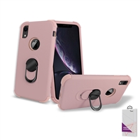 iPhone Xs Max Hybrid Ring Kickstand Case HYB32 Rose Gold