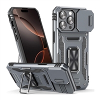 iPhone 16 Pro Max Camera Cover  & Ring Kickstand Case