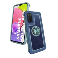 Samsung Galaxy A03S Hybrid Slim Armor Case With Metal Base And Ring Stand  For  Wholesale