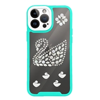 Apple iPhone 14 Pro Designed Pearl Swan Case With Camera Cover FOR WHOLESALE