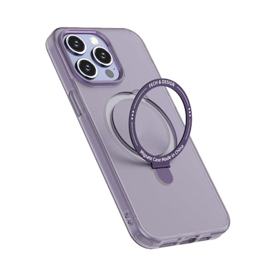 IPHONE I5 PLUS PC MAGSAFE RING STAND WIRELESS CHARGING CASE