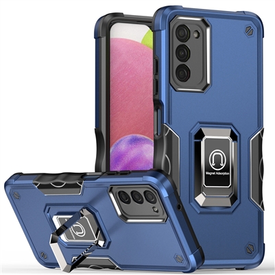 Samsung Galaxy A03S Robotic Hybrid Case with Magnetic Ring Stand