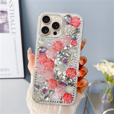 iPhone 16 Pro Fully Covered 3D Diamond Case