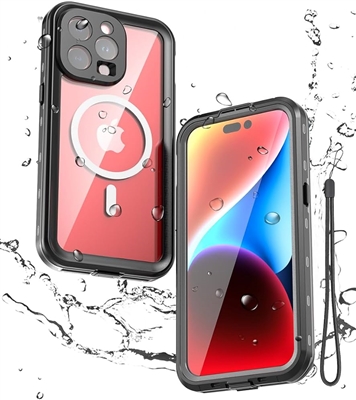 Apple iPhone 14 Pro Redpepper Waterproof Shockproof Dirt Proof Case Cover Black