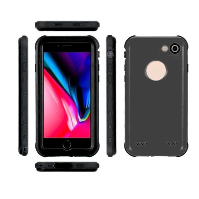 Apple iPhone 7 / iPhone 8 Redpepper Waterproof Swimming Shockproof Dirt Proof Case Cover Black