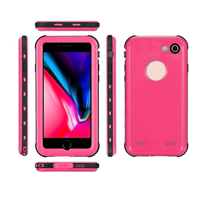 Apple iPhone 7 / iPhone 8 Redpepper Waterproof Swimming Shockproof Dirt Proof Case Cover Pink