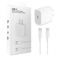 2 IN 1 USB C WALL QUICK CHARGER +  C TO C CABLE