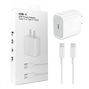 HIGH QUALITY 20W 2 IN 1 USB C WALL QUICK CHARGER +  C TO C CABLE