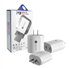 40W Fast Wall Charger (2x 20W USB-C) WHITE