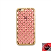 IPHONE 6 /6S TPU Lattice Electroplate Rose Gold