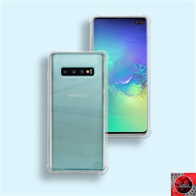 For Samsung Galaxy S10 Crystal Clear White TPU 05 Case