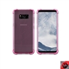 For Samsung Galaxy S8 Crystal Clear Pink TPU Case