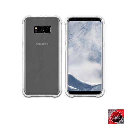 For Samsung Galaxy S8 Crystal Clear White TPU Case