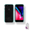 iPhone 6 / 7 / 8 Crystal Clear With Color bumper High Quality TPU Case Teal
