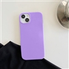 iPhone 15 Plus Liquid Silicone Gel Skin Wireless Charging Case Purple