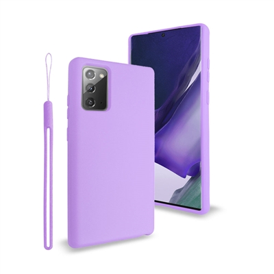 Samsung Galaxy Note 20 Ultra Liquid Silicone Gel Skin Case Purple