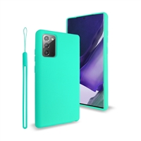 Samsung Galaxy Note 20 Ultra Liquid Silicone Gel Skin Case Teal