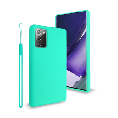 Samsung Galaxy Note 20 Ultra Liquid Silicone Gel Skin Case Teal