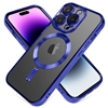 IPHONE 11 WIRELESS CHARGING TPU CASE WITH CHROME EDGE & CAMERA COVER BLUE