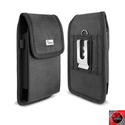 Vertical Nylon Canvas Rugged Pouch VP01 SAM Galaxy S5 L