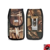 Vertical Camouflage Nylon Canvas Rugged Pouch VP01F SAM Galaxy S5 L